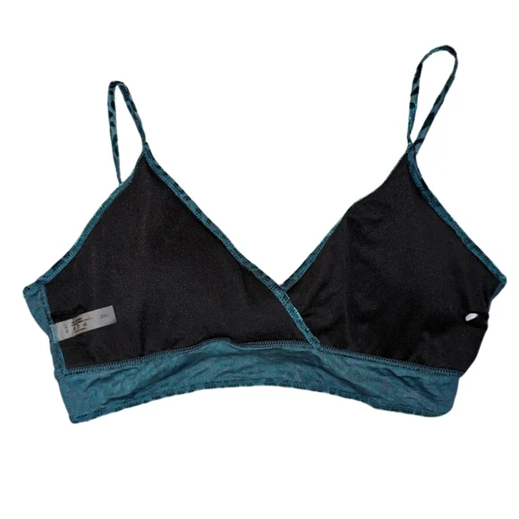 NWOT SHEIN Curve Velvet Green Leopard Print Bikini, Size 2XL - Picture 8 of 9